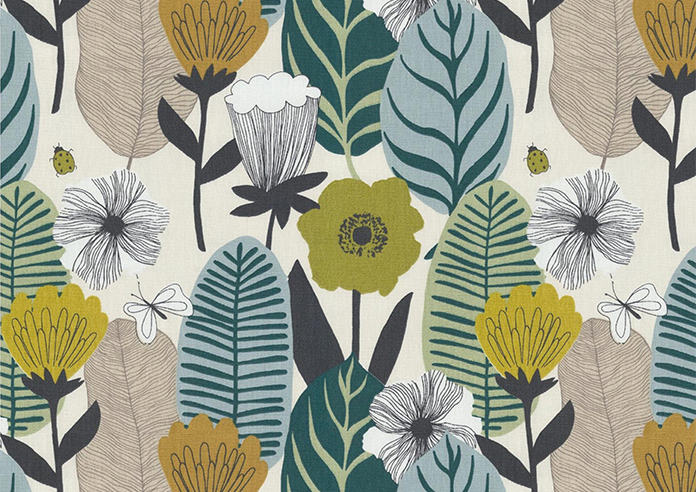 Blooma, Spruce - Twist&Fit Roman Blind - Image 7